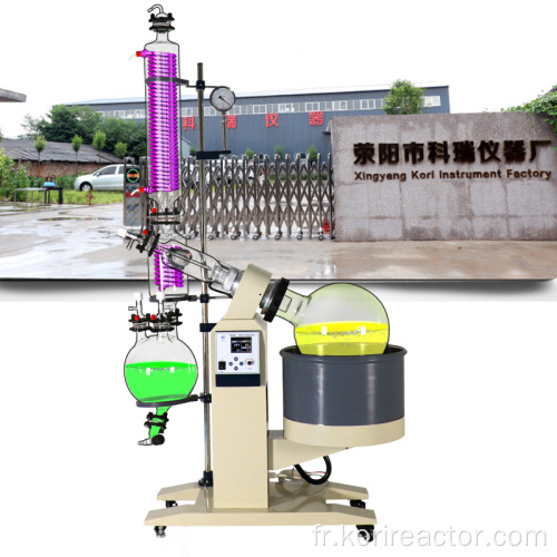 KRE6010 Évaporateur rotatif Distillation Rotovap